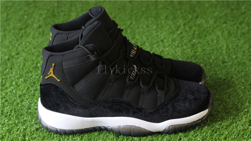 Authentic Air Jordan 11 Velvet Black